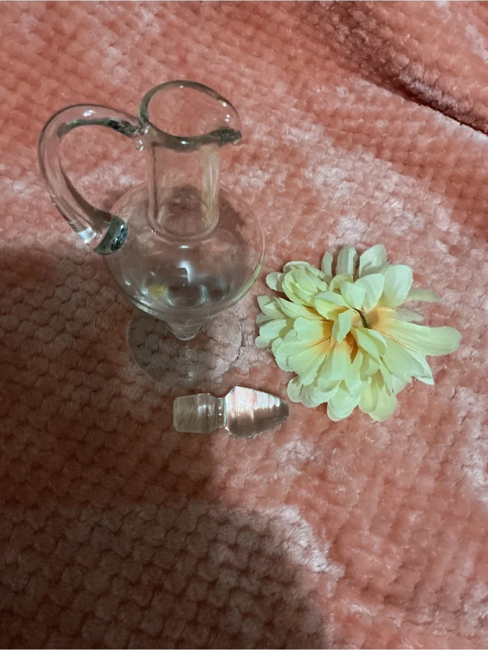 Vintage Clear Glass Apothecary Jar with Lid - Picture 5 of 5